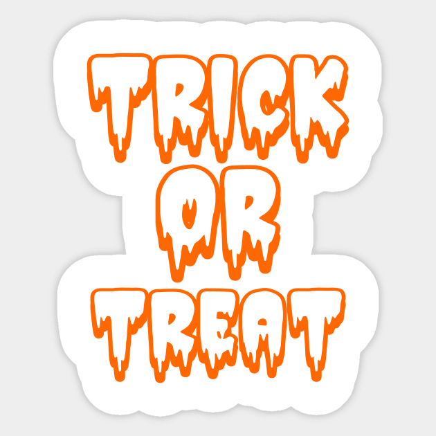 Halloween Trick Or Treat Sticker by MONMON-75